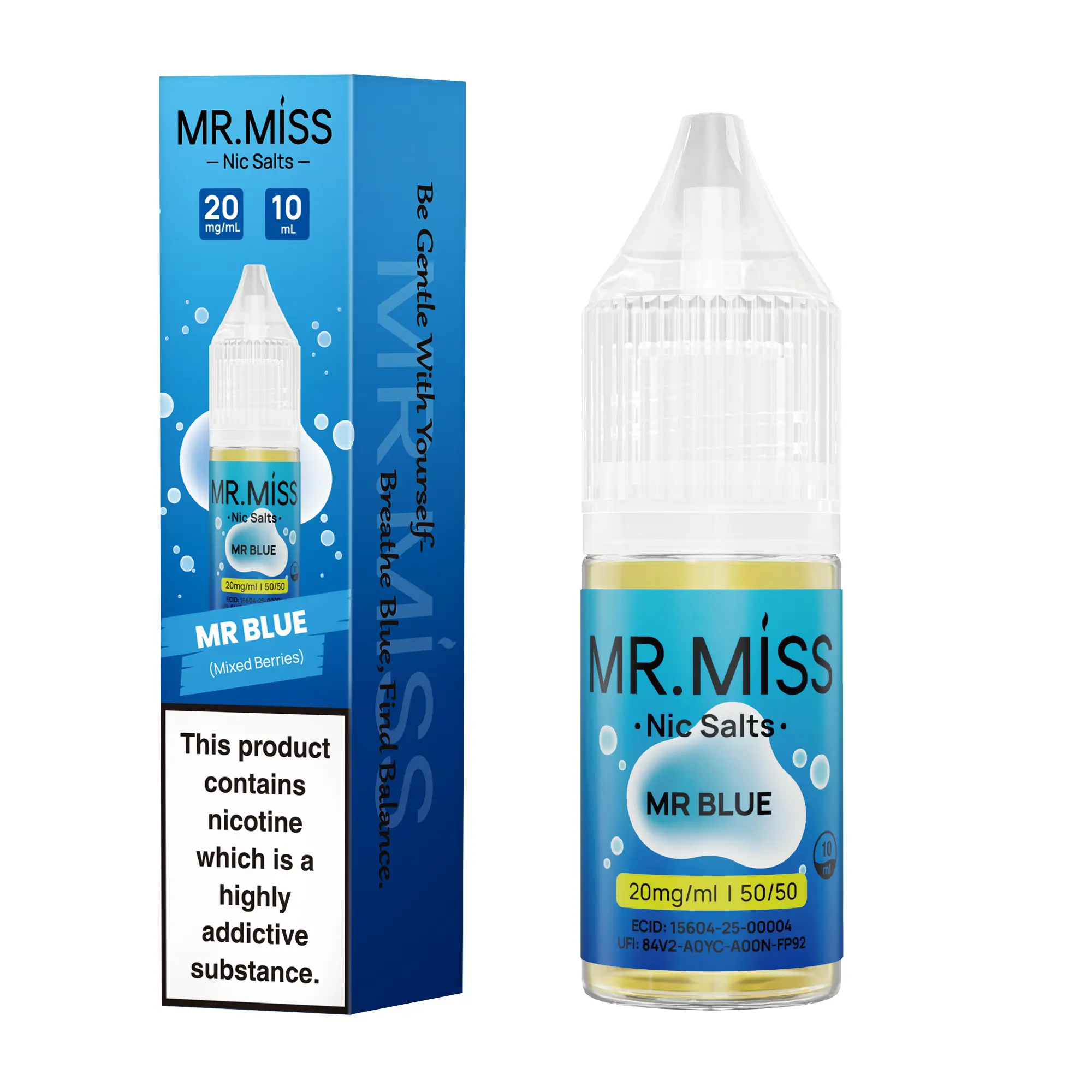 Mr Blue Nic Salt E-Liquid by Mr Miss 10ml